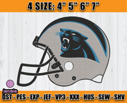 Panthers Embroidery, NFL Panthers Embroidery, NFL Machine Embroidery Digital, 4 sizes Machine Emb Files -01-jennie