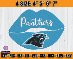 Panthers Embroidery, Peace Love Panthers, NFL Machine Embroidery Digital, 4 sizes Machine Emb Files -14-jennie