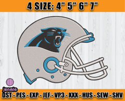 Panthers Embroidery, NFL Panthers Embroidery, NFL Machine Embroidery Digital, 4 sizes Machine Emb Files -19-jennie