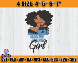 Panthers Embroidery, Betty Boop Embroidery, NFL Machine Embroidery Digital, 4 sizes Machine Emb Files -20-jennie