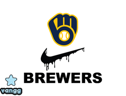 Milwaukee Brewers PNG, Nike MLB PNG, Baseball Team PNG,  MLB Teams PNG ,  MLB Logo Design 11