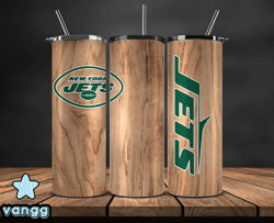 New York Jets Tumbler Wrap, NFL Logo Tumbler Png, NFL Design Png-72