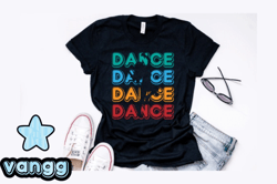 Retro Vintage Dance T Shirt Design Design 229