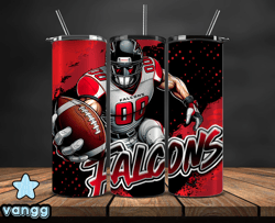 Atlanta Falcons Tumbler Wrap, Nfl Teams,Nfl Logo football, Logo Tumbler PNG Design 02