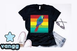 Retro Vintage Parrot T Shirt Design Design 228
