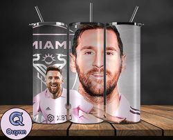 Lionel  Messi Tumbler Wrap ,Messi Skinny Tumbler Wrap PNG, Design by Vangg Store 25