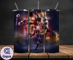 Lionel  Messi Tumbler Wrap ,Messi Skinny Tumbler Wrap PNG, Design by Vangg Store 43