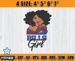 Buffalo Bills Embroidery, Betty Boop Embroidery, NFL Machine Embroidery Digital, 4 sizes Machine Emb Files -06-vangg