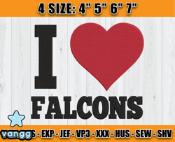Atlanta Falcons Embroidery, NFL Falcons Embroidery, NFL Machine Embroidery Digital, 4 sizes Machine Emb Files-06-vangg