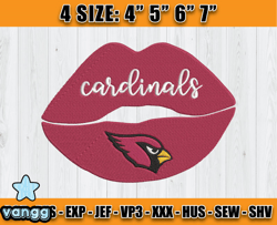 Cardinals Embroidery, NFL Cardinals Embroidery, NFL Machine Embroidery Digital, 4 sizes Machine Emb Files - 04 - vangg