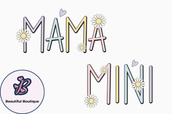 Retro Mothers Day SVG Design Mama, Mother day PNG, Mother day PNG Mini Design 314