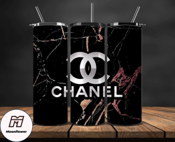 chanel  tumbler wrap, chanel tumbler png, chanel logo, luxury tumbler wraps, logo fashion design by moonflower 121