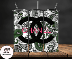 chanel  tumbler wrap, chanel tumbler png, chanel logo, luxury tumbler wraps, logo fashion design by moonflower 135
