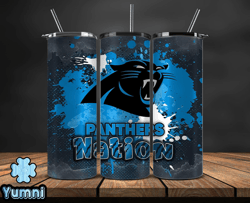 Carolina Panthers Logo NFL, Football Teams PNG, NFL Tumbler Wraps, PNG Design by Yumni Store 15