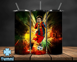Lionel  Messi Tumbler Wrap ,Messi Skinny Tumbler Wrap PNG, Design by Yumni Store 04