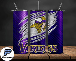 Minnesota Vikings Tumbler Wraps ,Vikings Logo, Nfl Tumbler Png Tumbler 117