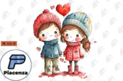 Valentine Boy and Girl Sublimation Design 59