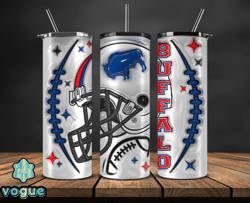 3D Buffalo Bills Inflated Puffy Tumbler Wraps , Nfl Tumbler Png 37