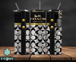 coach  tumbler wrap, coach tumbler png, coach logo , luxury tumbler wraps, logo fashion  design by vogue store 25