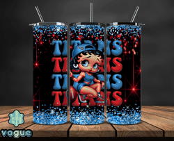 Tennessee Titans Tumbler Wraps, NFL Teams, Betty Boop Tumbler, Betty Boop Wrap, Logo NFL Png, Tumbler Design by Vogue St