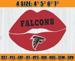 Atlanta Falcons Embroidery, NFL Falcons Embroidery, NFL Machine Embroidery Digital, 4 sizes Machine Emb Files-02-vogue