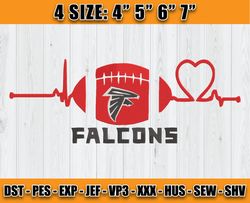 Atlanta Falcons Embroidery, NFL Falcons Embroidery, NFL Machine Embroidery Digital, 4 sizes Machine Emb Files-04-vogue