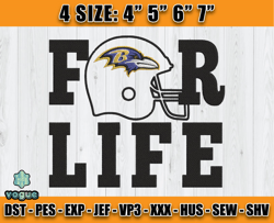 Ravens Embroidery, NFL Ravens Embroidery, NFL Machine Embroidery Digital, 4 sizes Machine Emb Files-08-vogue