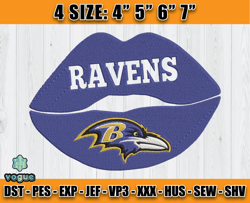 Ravens Embroidery, NFL Ravens Embroidery, NFL Machine Embroidery Digital, 4 sizes Machine Emb Files -10-vogue