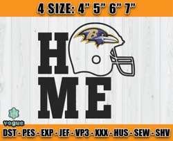 Ravens Embroidery, NFL Ravens Embroidery, NFL Machine Embroidery Digital, 4 sizes Machine Emb Files -15-vogue