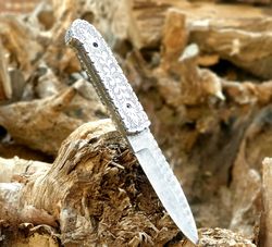 Tatical handmade Damascus steel hunting knife gift item perfect survival jungle ranger item father husband wedding boot