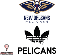 New Orleans Pelicans PNG, Adidas NBA PNG, Basketball Team PNG,  NBA Teams PNG ,  NBA Logo Design 22