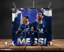 Lionel  Messi Tumbler Wrap ,Messi Skinny Tumbler Wrap PNG, Design by Jenniekim Store 49