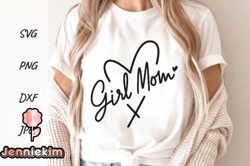 Girl Mom Svg, Mothers Day Shirt Png Design 149