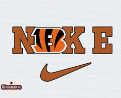 Nike Cincinnati Bengals Embroidery Effect, Nike Svg, Football Team Svg, Nfl Logo, NfL,Nfl Design 53