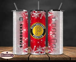 Pittsburgh Pirates Png,Christmas MLB Tumbler Png , MLB Christmas Tumbler Wrap 57