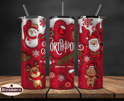 Grinchmas Christmas 3D Inflated Puffy Tumbler Wrap Png, Christmas 3D Tumbler Wrap, Grinchmas Tumbler PNG 108