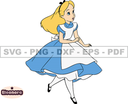 Alice in Wonderland Svg, Alice Svg, Cartoon Customs SVG, EPS, PNG, DXF 126