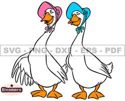 Abigail and Amelia Svg, Cartoon Customs SVG, EPS, PNG, DXF 166