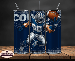 Dallas Cowboys NFL Tumbler Wraps, Tumbler Wrap Png, Football Png, Logo NFL Team, Tumbler Design by Eleonora Design 09