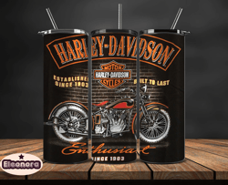 Harley Tumbler Wrap,Harley Davidson PNG, Harley Davidson Logo, Design by Eleonora 37