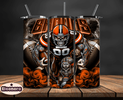 Cleveland Browns Tumbler Wrap, Football Wraps, Logo Football PNG, Logo NFL PNG, All Football Team PNG, Design by Eleonor