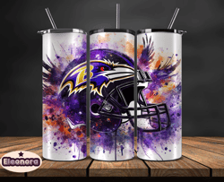 Baltimore Ravens Logo NFL, Football Teams PNG, NFL Tumbler Wraps PNG, Design by Eleonora24