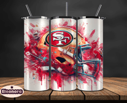 San Francisco 49ers Logo NFL, Football Teams PNG, NFL Tumbler Wraps PNG, Design by Eleonora28