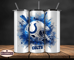 Indianapolis Colts Logo NFL, Football Teams PNG, NFL Tumbler Wraps PNG, Design by Eleonora30