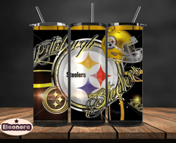 Pittsburgh Steelers Logo NFL, Football Teams PNG, NFL Tumbler Wraps PNG, Design by Eleonora38