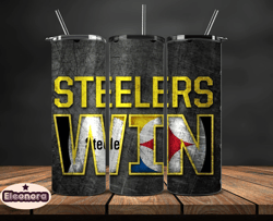 Pittsburgh Steelers Logo NFL, Football Teams PNG, NFL Tumbler Wraps PNG, Design by Eleonora44