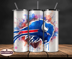 Buffalo Bills Logo NFL, Football Teams PNG, NFL Tumbler Wraps PNG, Design by Eleonora53
