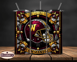 Washington Commanders Logo NFL, Football Teams PNG, NFL Tumbler Wraps PNG, Design by Eleonora71