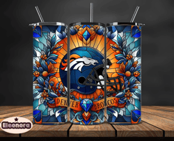Denver Broncos Logo NFL, Football Teams PNG, NFL Tumbler Wraps PNG, Design by Eleonora78