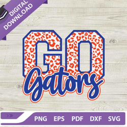 Leopard Go Gators SVG, Florida Gator Football SVG, Florida Gator Head Logo SVG, NFL SVG,NFL svg, Football svg, super bow